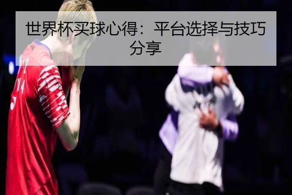 世界杯买球心得：平台选择与技巧分享